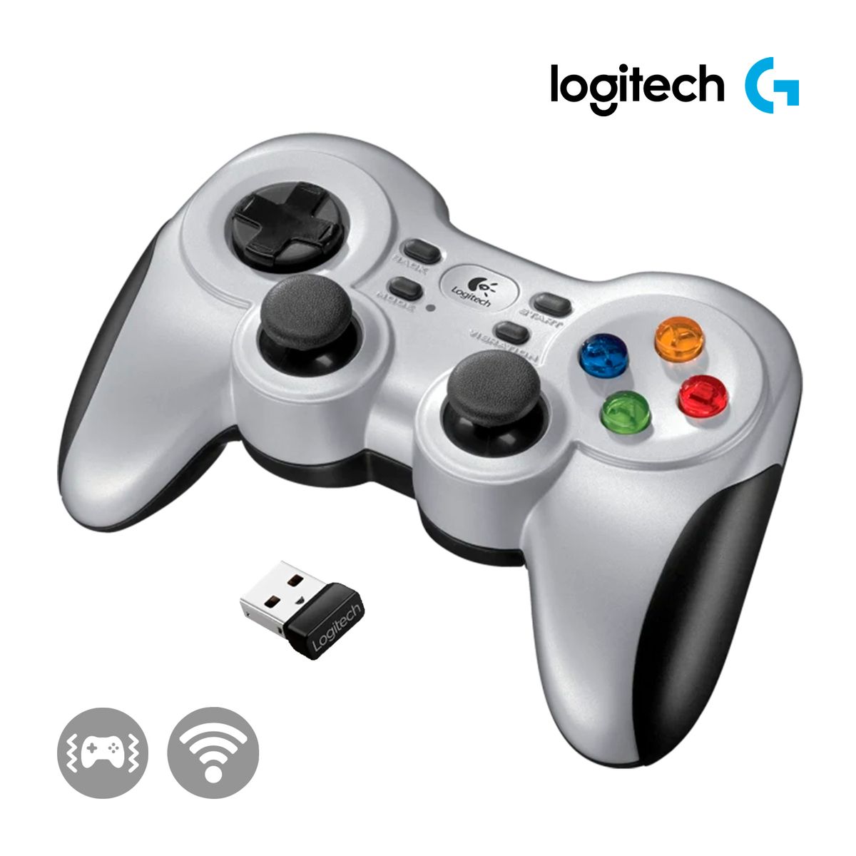 LOGITECH - GAMEPAD LOGITECH G F710 WIRELESS Mando Con Efecto Vibración