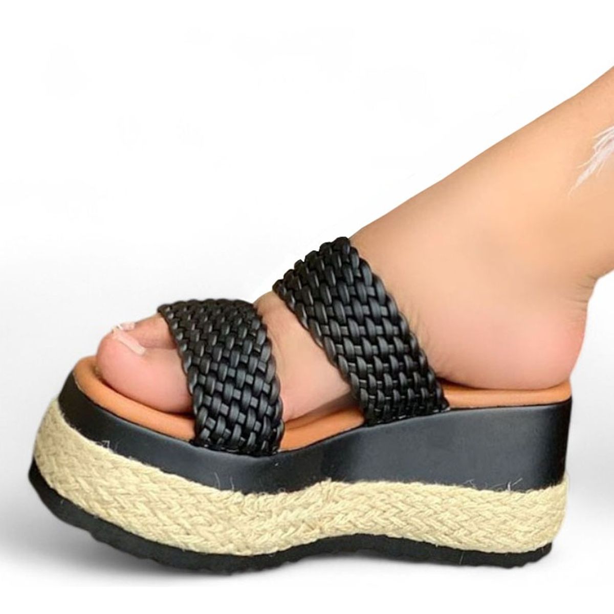 GENERICO - Sandalia Mujer Planta Pu 2086L-58 Color Negro