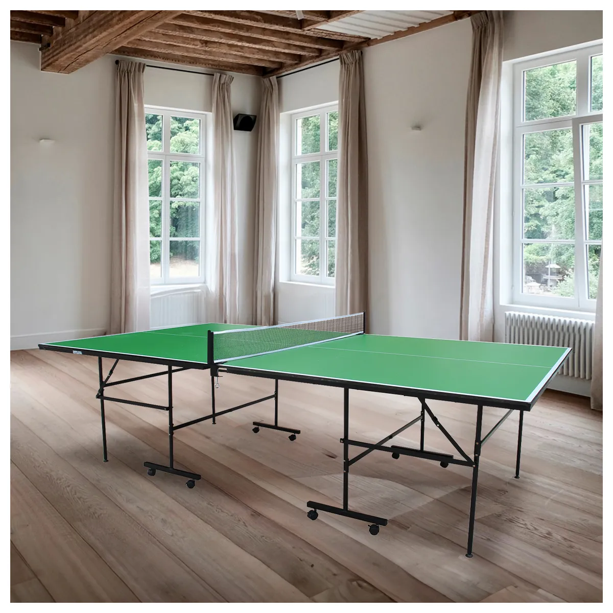 ATLETIS - Mesa de Ping Pong Plegable Avanzada Verde