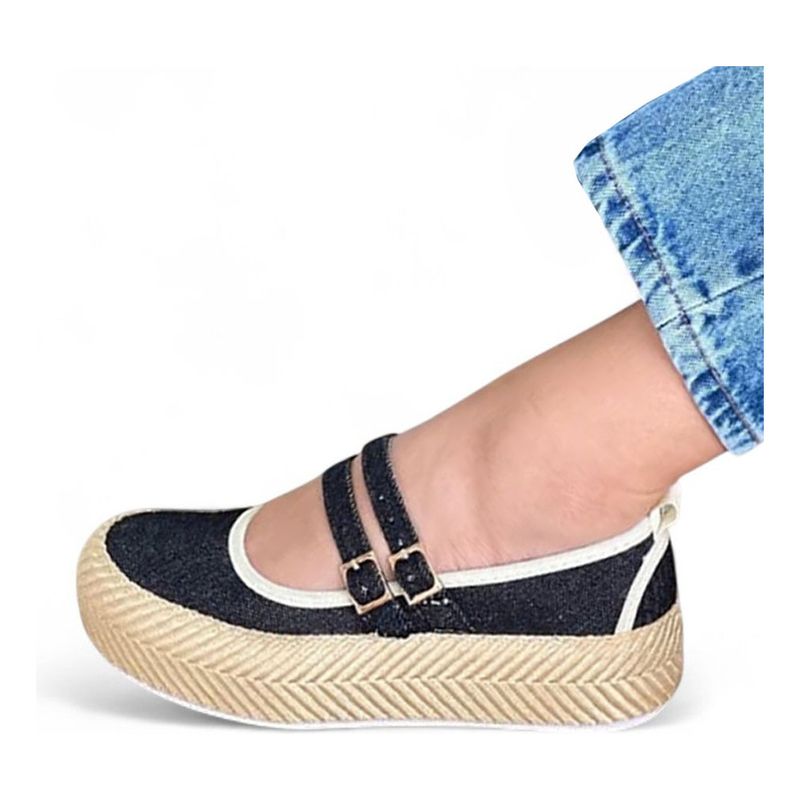 GENERICO - Sandalia Mujer Casual 2086L-48 Color Negro