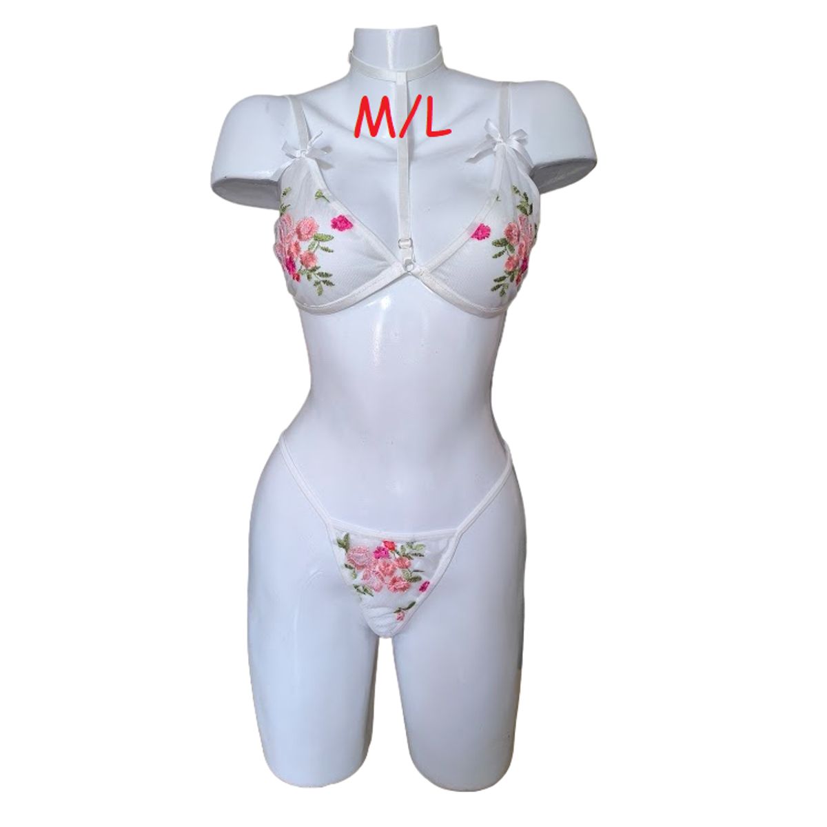 GENERICO - LENCERIA DE ENCAJE BRALET CON ARNES