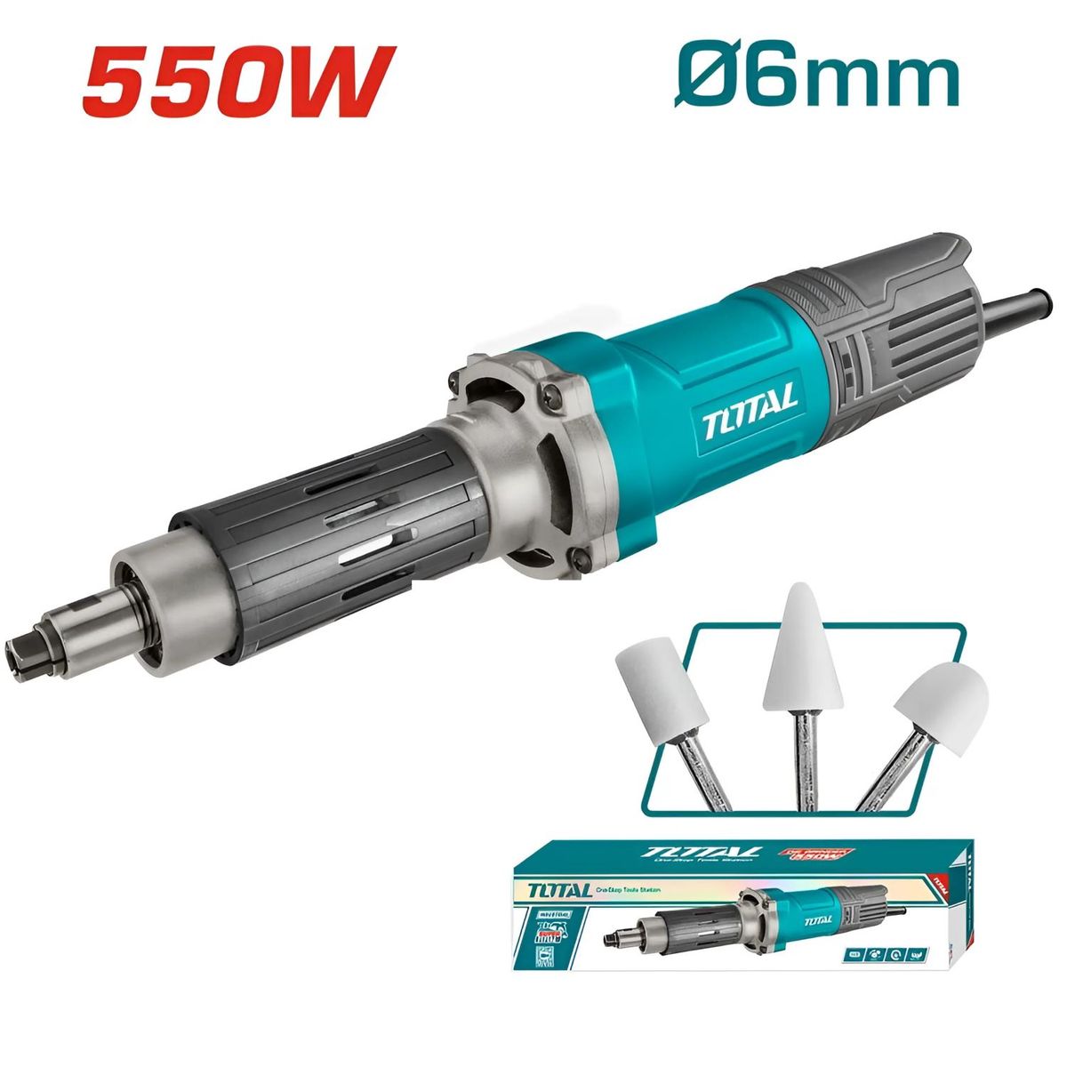 TOTAL TOOLS - Rectificadora 550w Industrial Total - TG55061