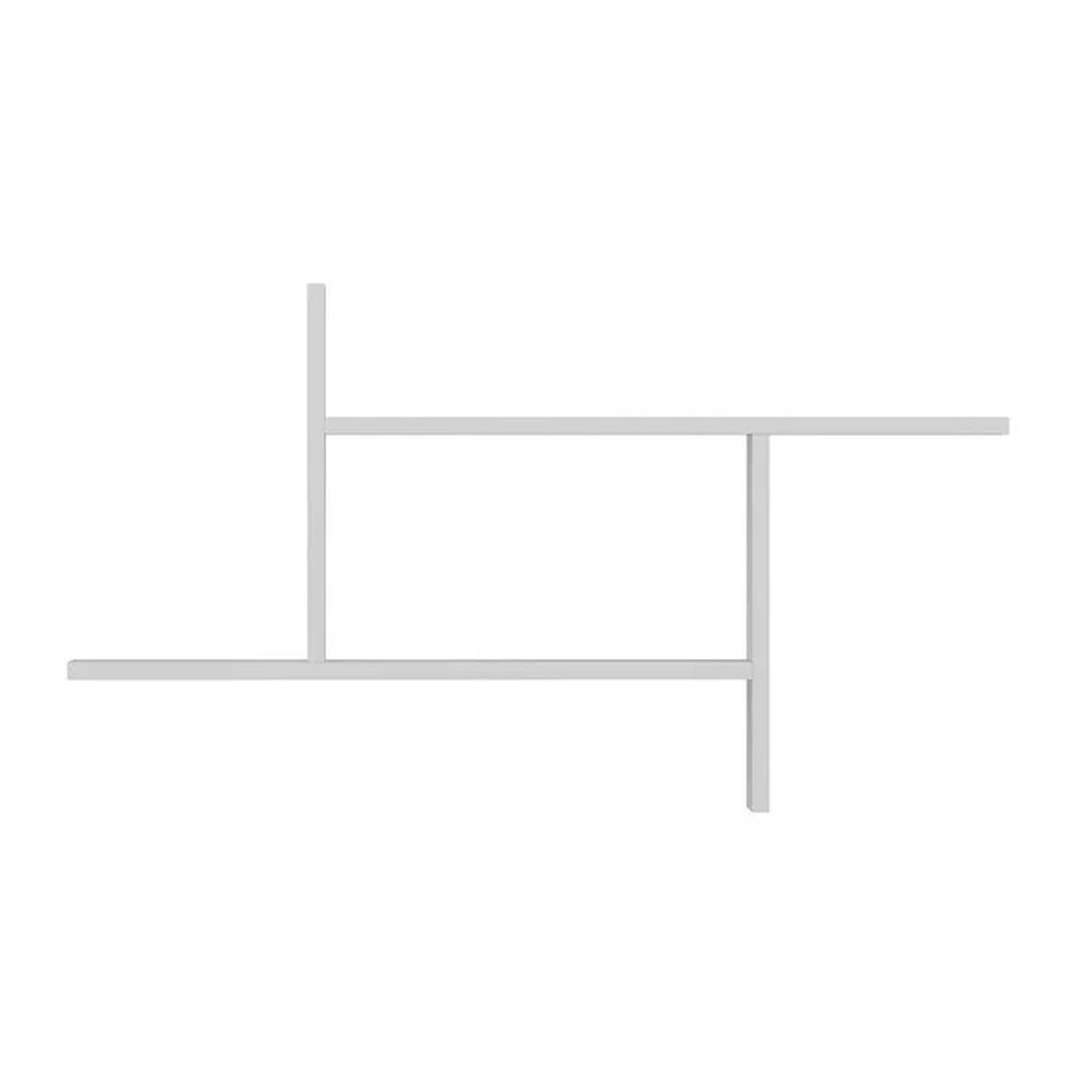 GENERICO - Repisa “Línea Nórdica”  Diseño minimalista en blanco 80x50x20 cm