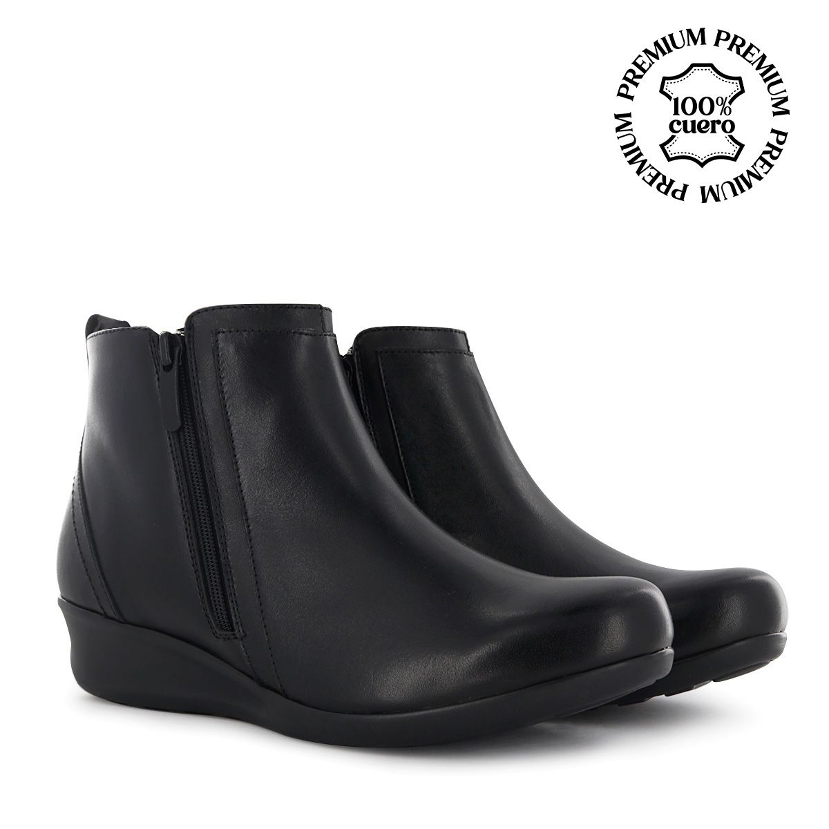 ECCO - Botas Confort Mujer Ecco Antonia64 Negro Cuero