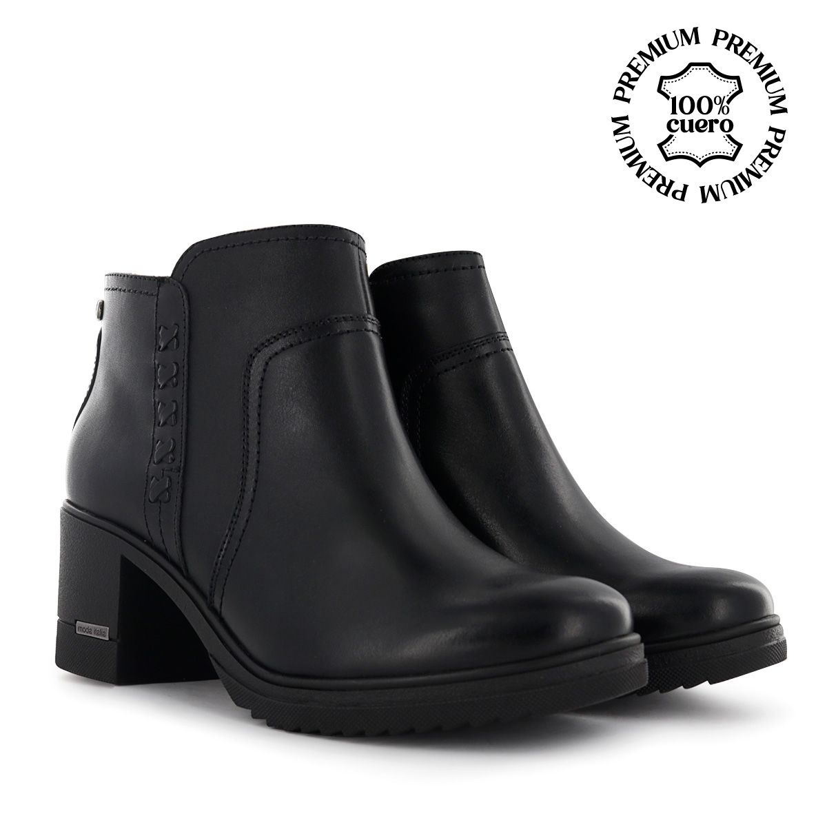 ECCO - Botas Mujer Ecco Virginia06 Negro Cuero