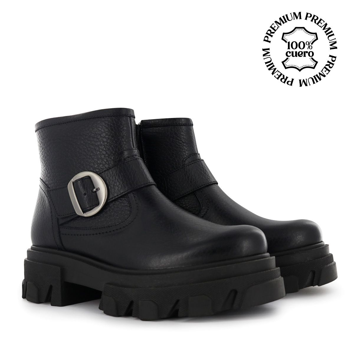 ECCO - Botas Mujer Ecco Simone05 Negro Cuero