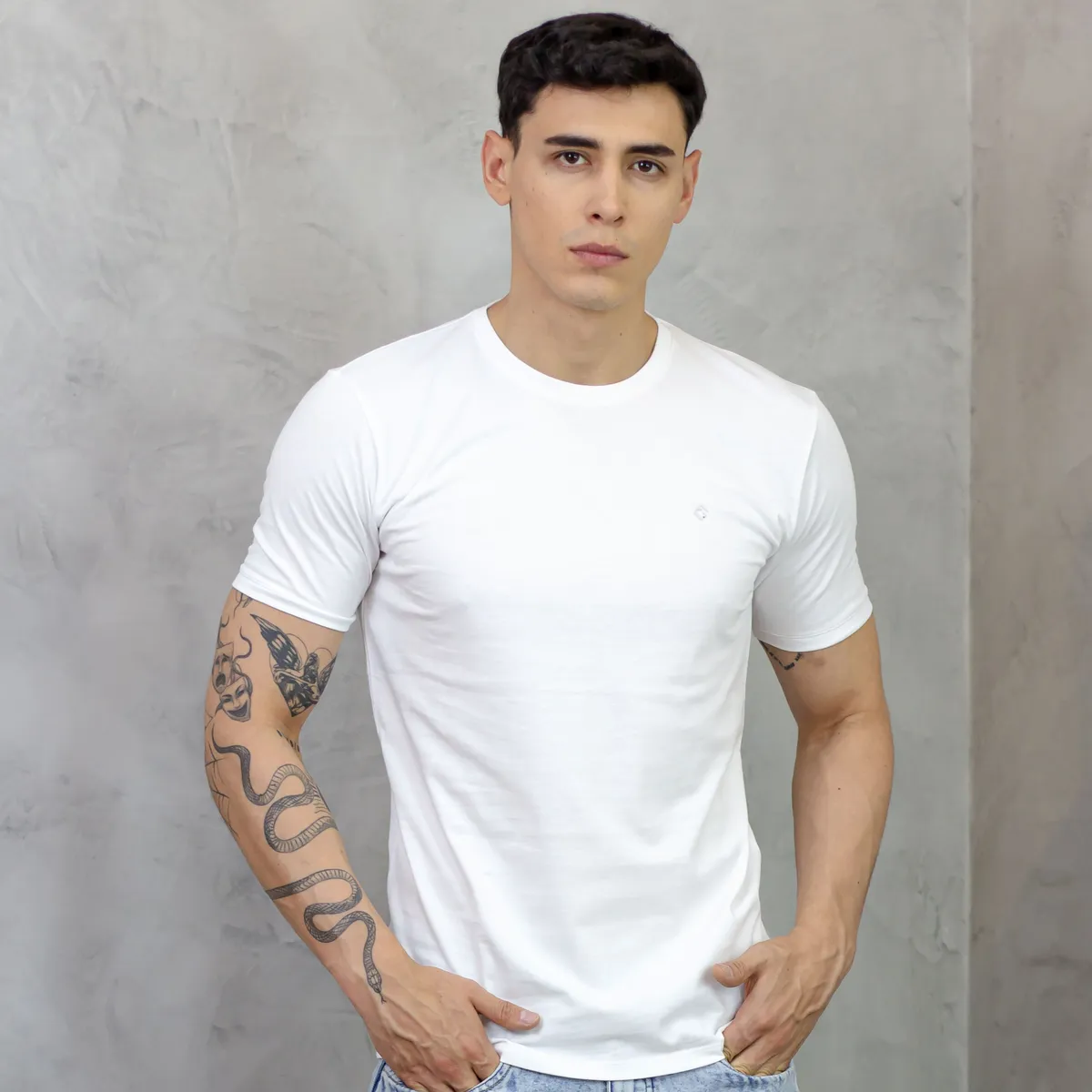 A VANTGARDESTYLE - POLO SLIM FIT CABALLERO MC - JERSEY 100% ALGODON