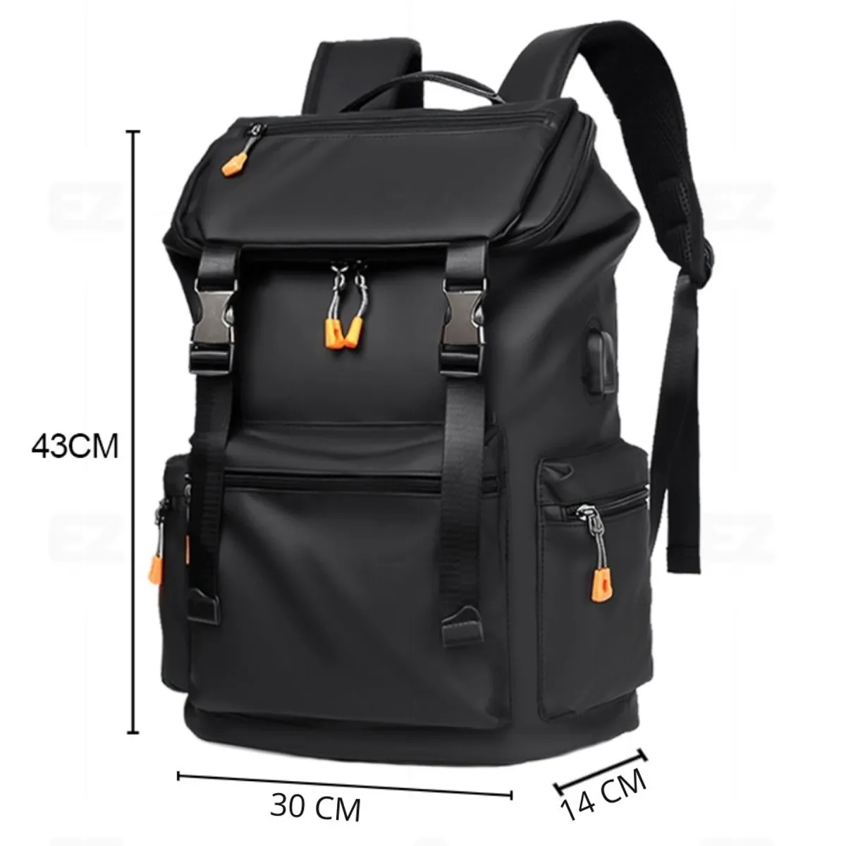 GENERICO - Mochila Weixier Sport Negro Laptop 15-16 pulgadas
