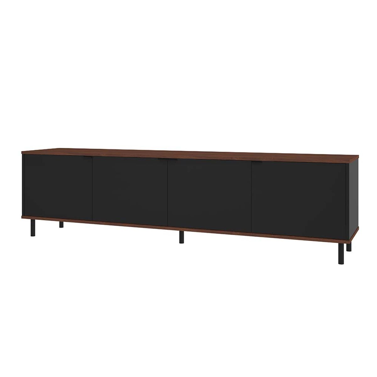 BRV MOVEIS - Stand TV 49x183x38cm Marrón Negro