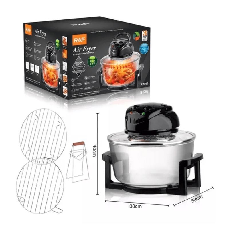 RAFF - FREIDORA DE AIRE DE 12 LITROS RAF MODELO R.5320