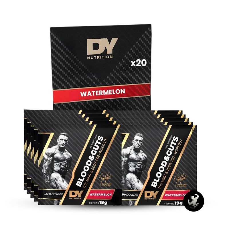 DORIAN YATES - Pre Entreno Blood and Guts 10 sachets 02 serv  - Watermelon