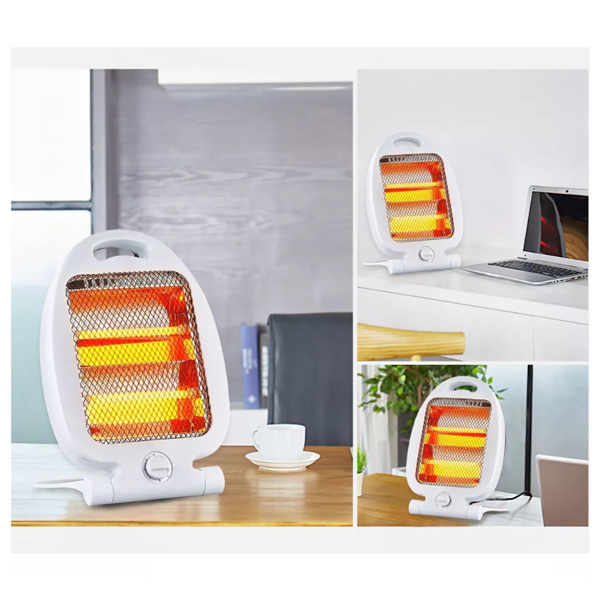 RAFF - Calefactor Calentador Eléctrico Estufa Halógeno RAF 800w