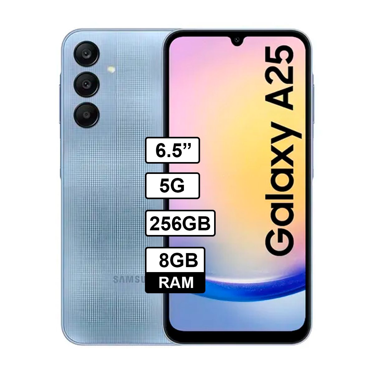SAMSUNG - Celular Samsung Galaxy A25 5G 8GB RAM 256GB Azul