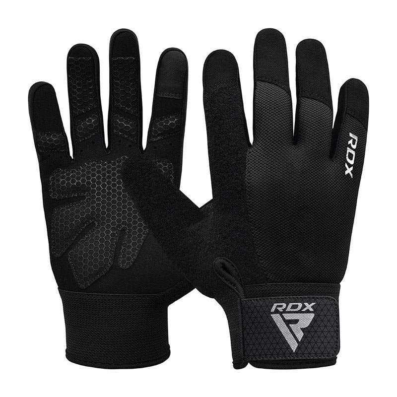 RDX - Guantes para Levantamiento de Pesas RDX W1F Plus Azul - S