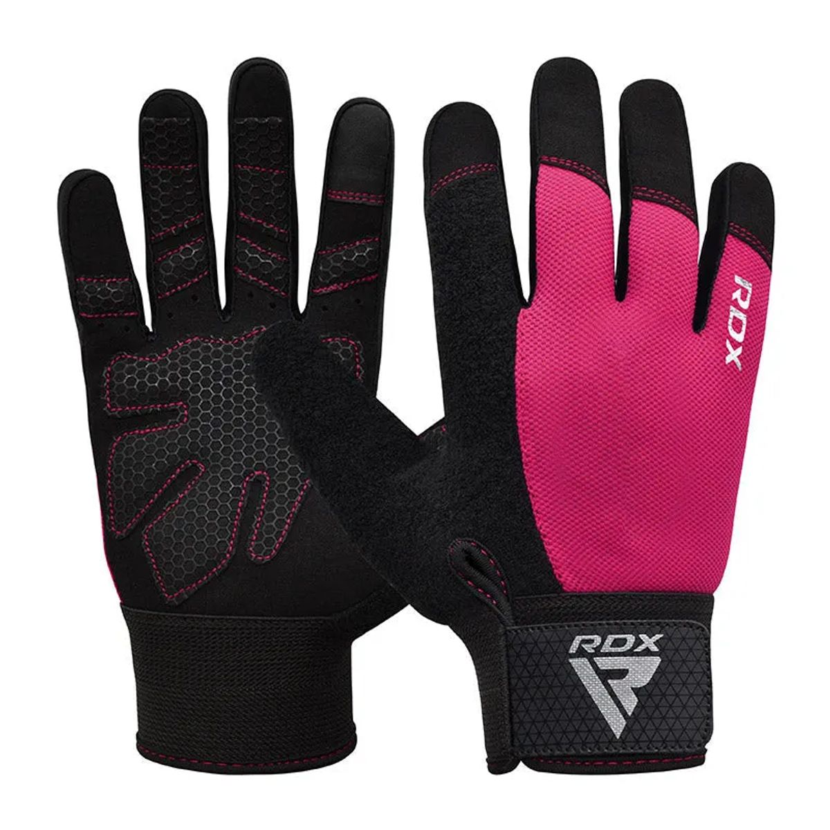 RDX - Guantes para Levantamiento de Pesas RDX W1F Plus Rosado - M