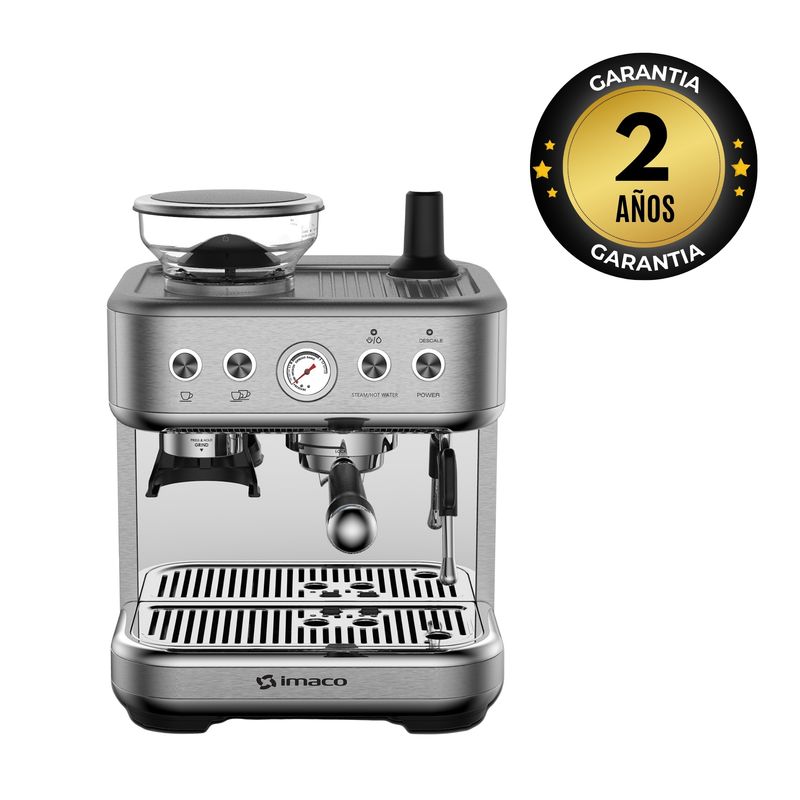 IMACO - Cafetera expresso 15 bares ac/inox c/grinder imaco IECMG1570
