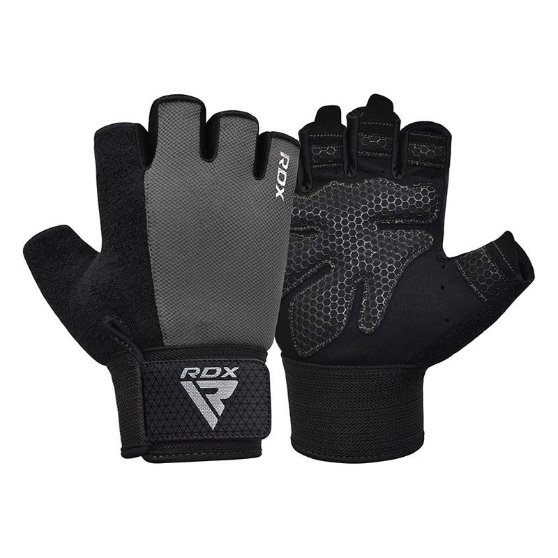 RDX - Guantes para Levantamiento de Pesas RDX W1H Plus Gris - L