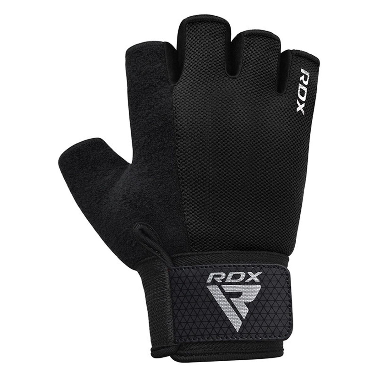 RDX - Guantes para Levantamiento de Pesas RDX W1H Plus Negro - L