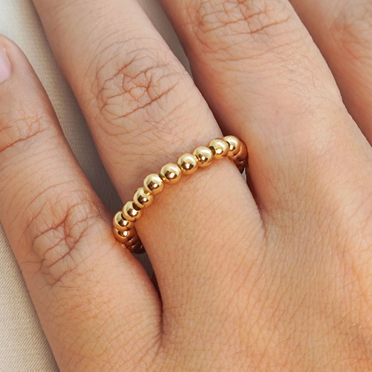 SUNDARA - Anillo Just Right Dorado