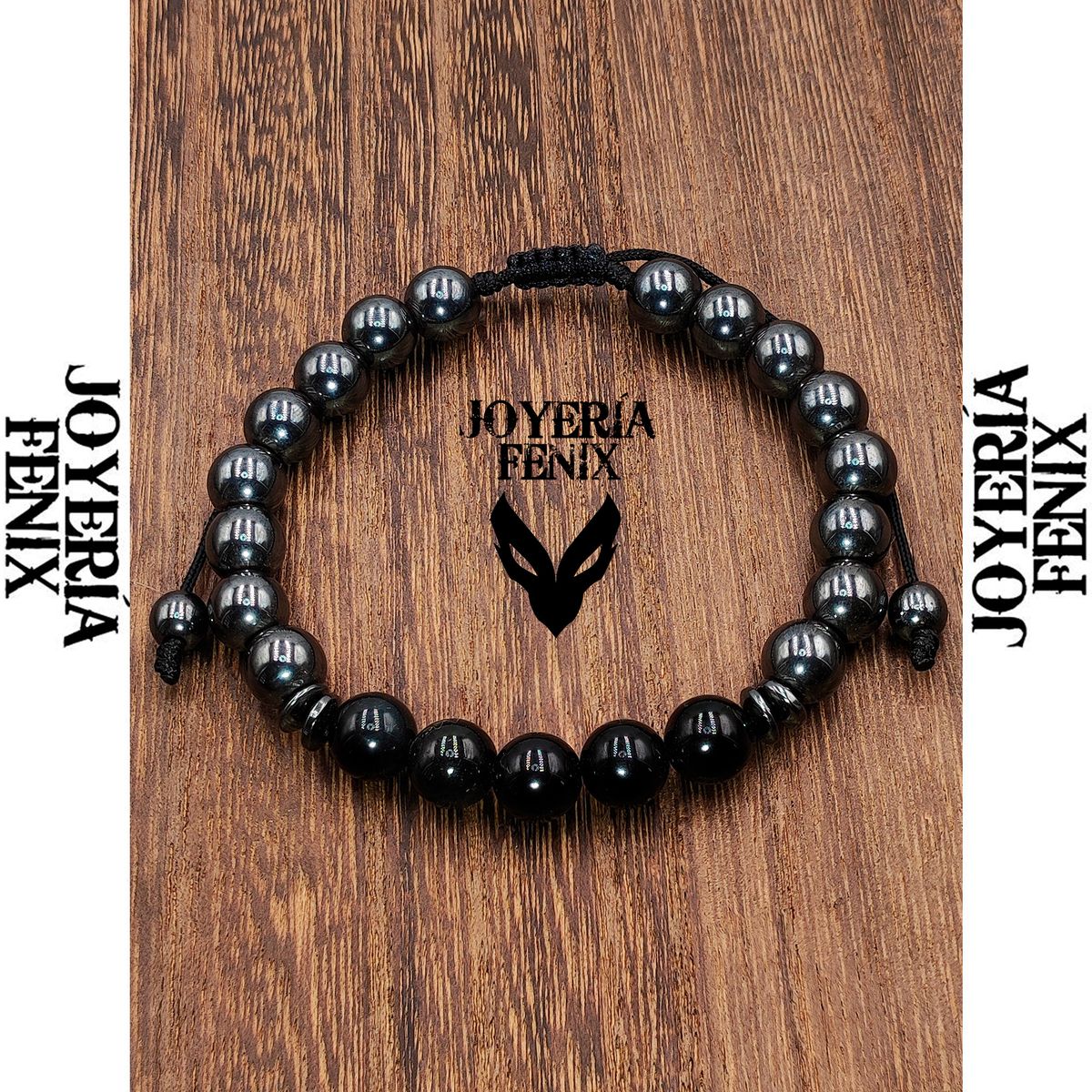 JOYERIA FENIX - Pulsera Doble Protección Hematite - Joyería Fenix
