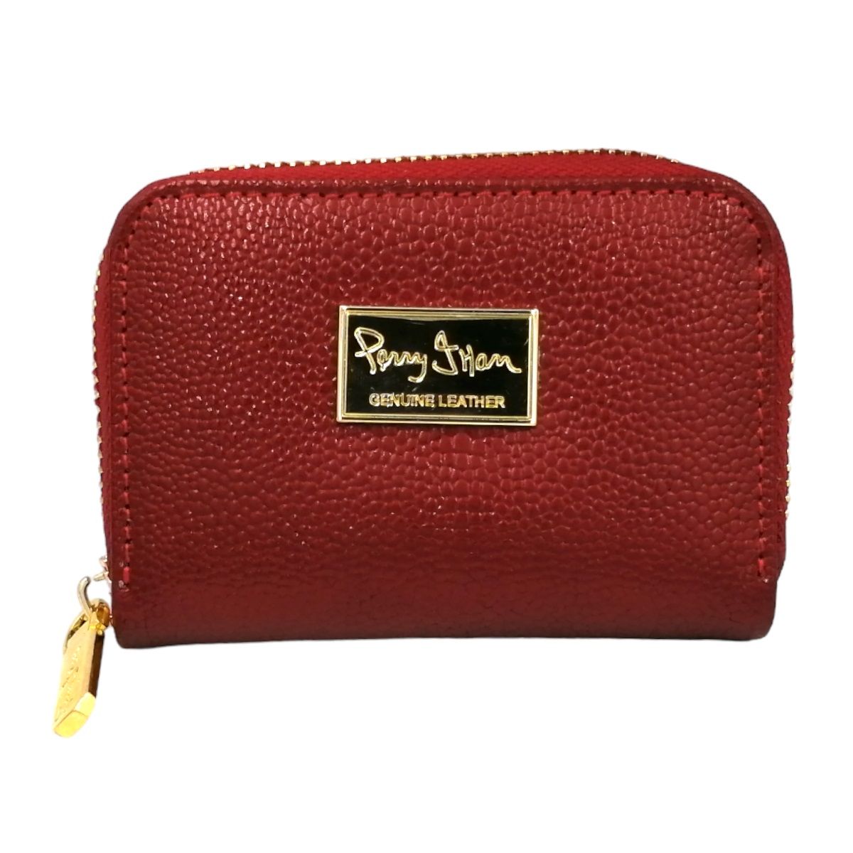 PERRY JHAN - Monedero Billetera Mujer en cuero Rojo - Perry Jhan