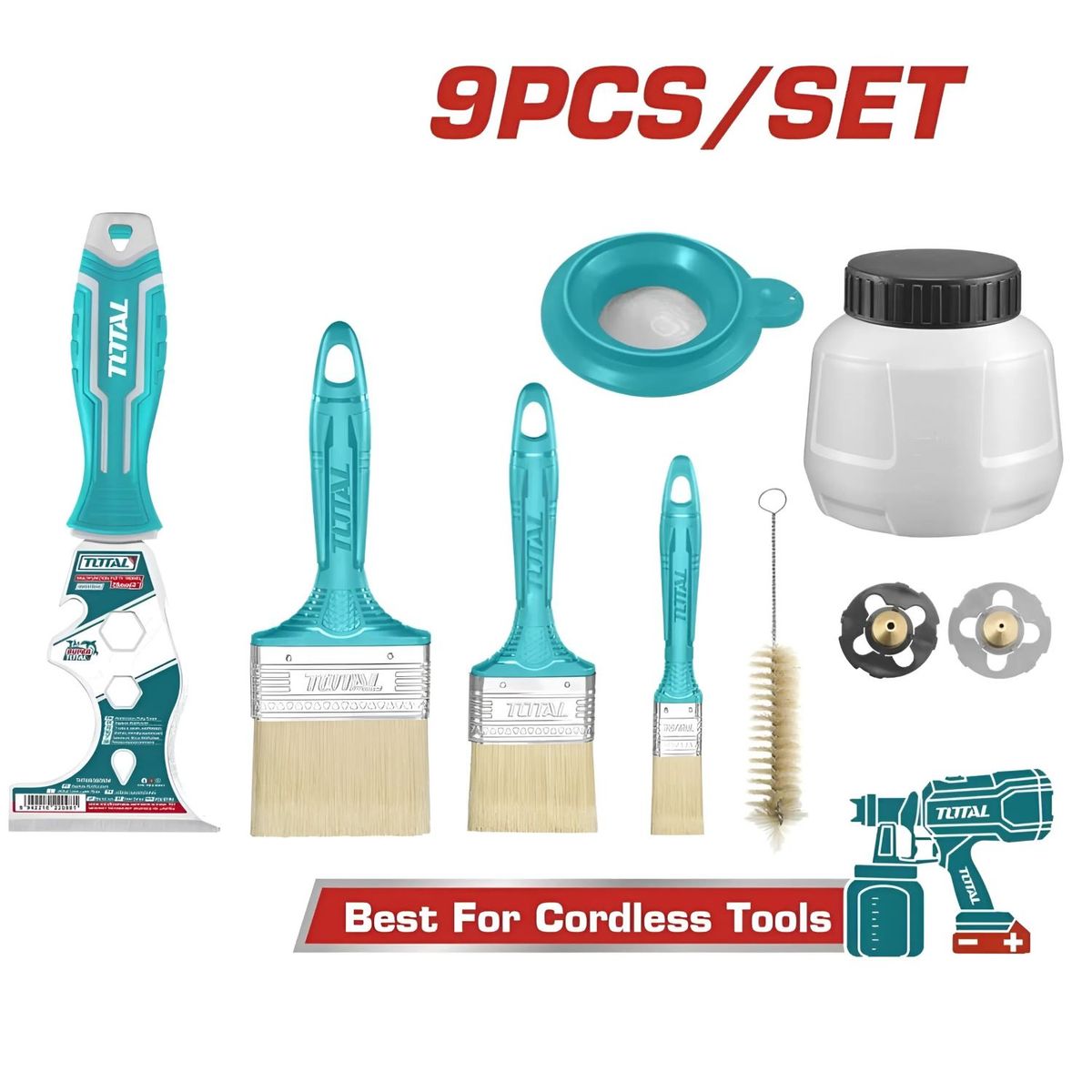 TOTAL TOOLS - Accesorios De Compresora Portátil Inalámbrica Total 20V - TMGF0702