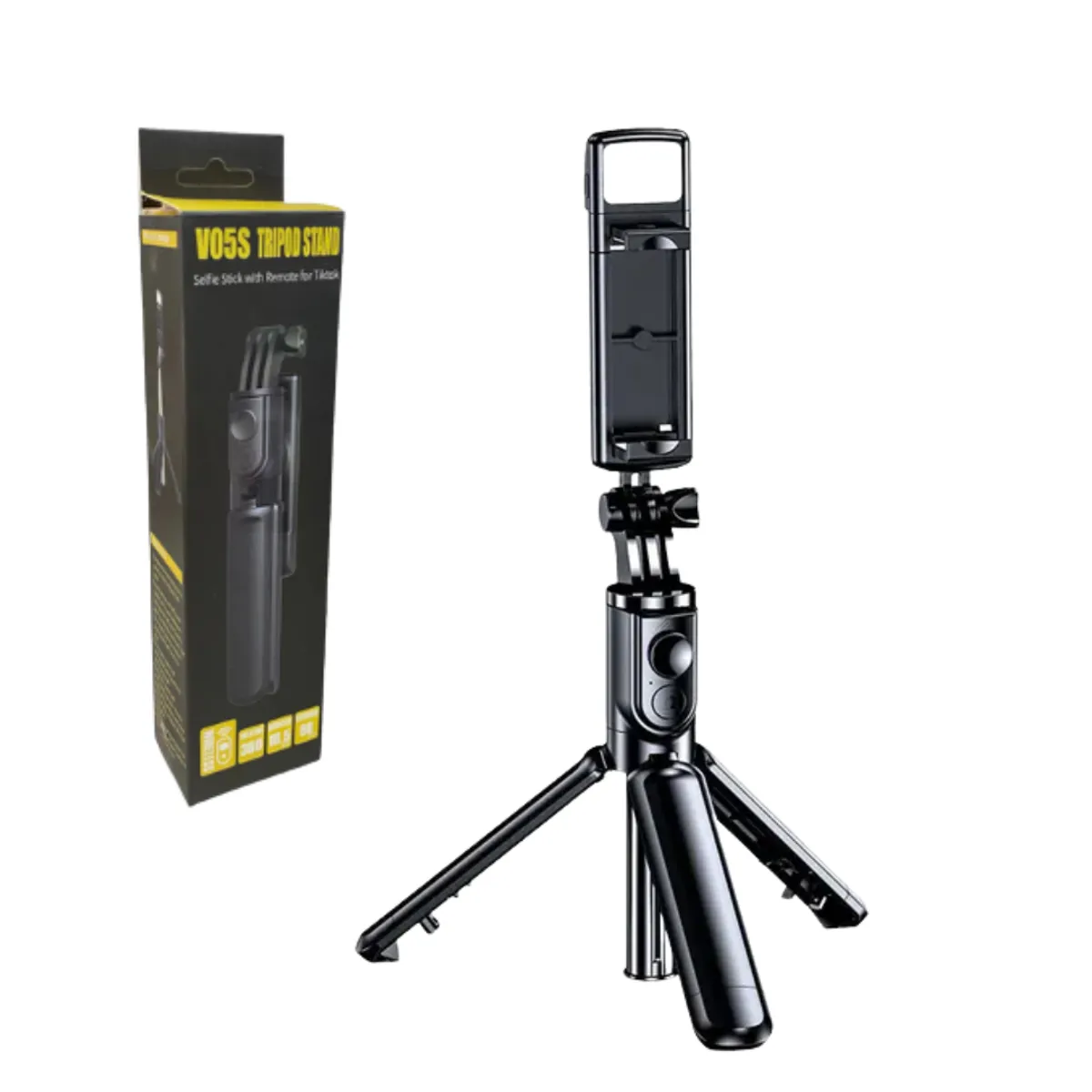 SEISA - TRIPODE SELFIE STICK CON LUZ LED V05S Tripode Selfie Stick