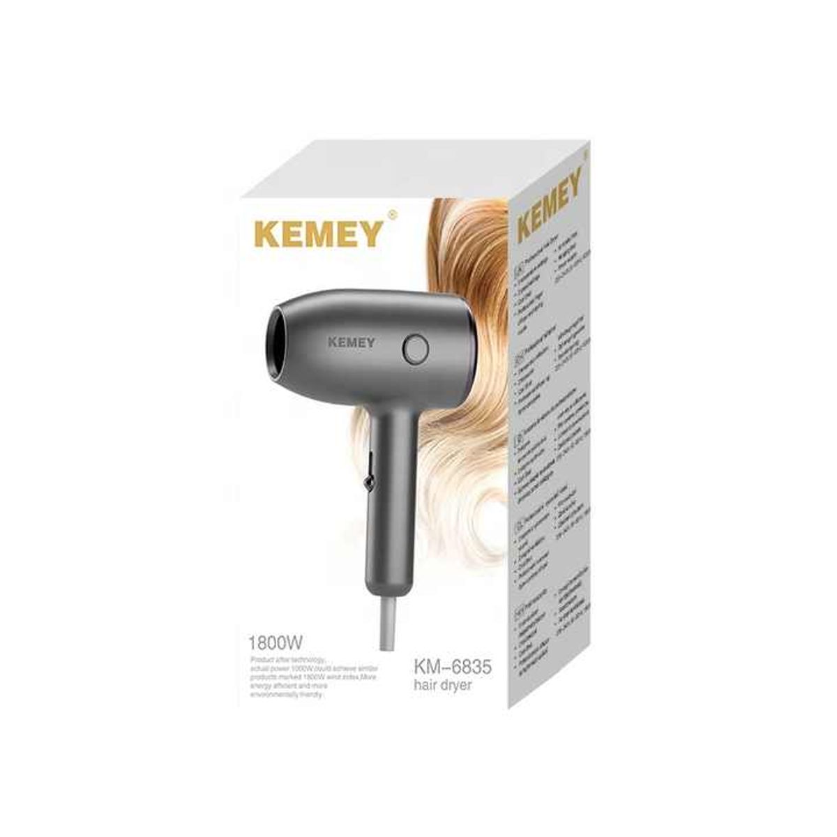 GENERICO - Secadora Kemei KM6835