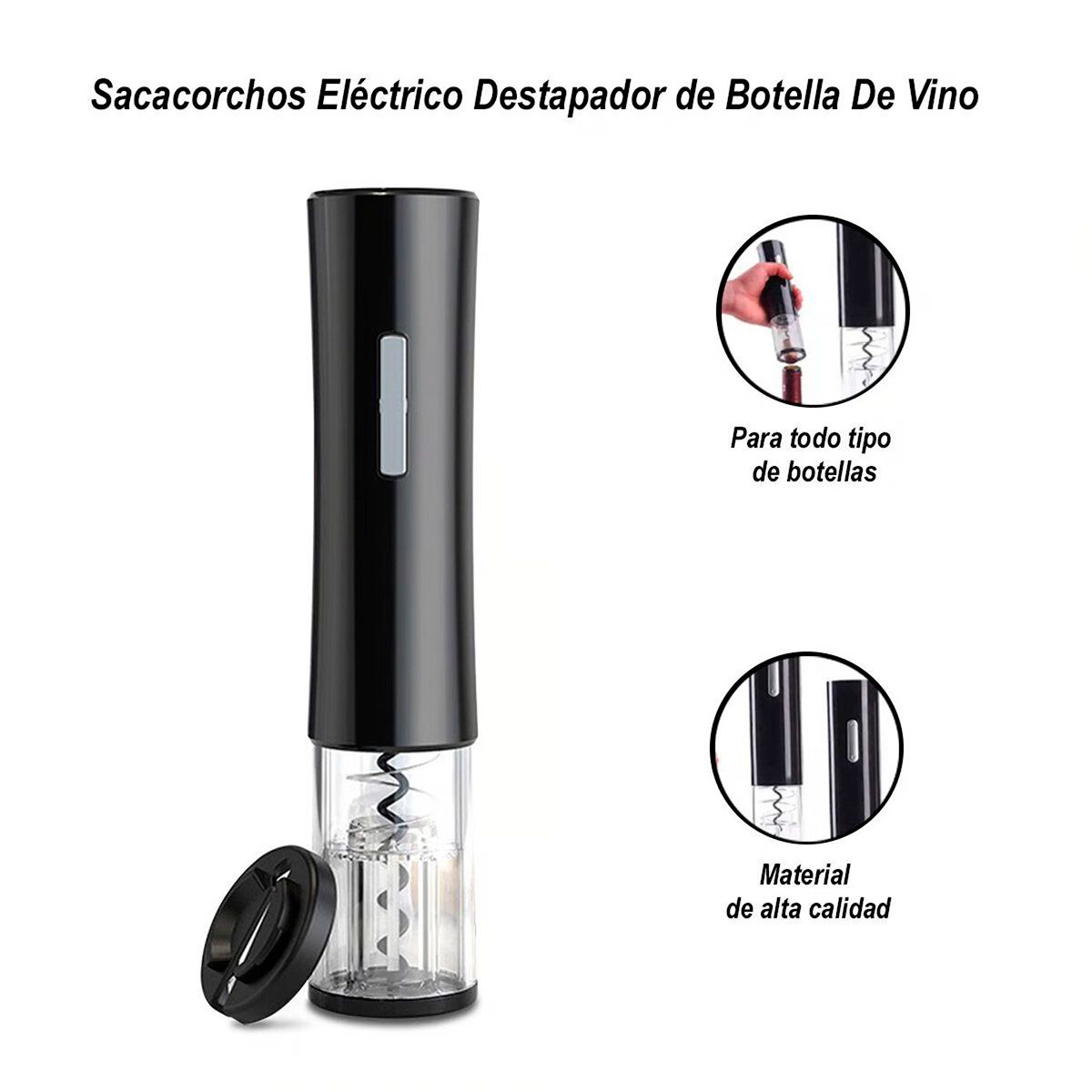 GENERICO - Sacacorchos Eléctrico de Vino