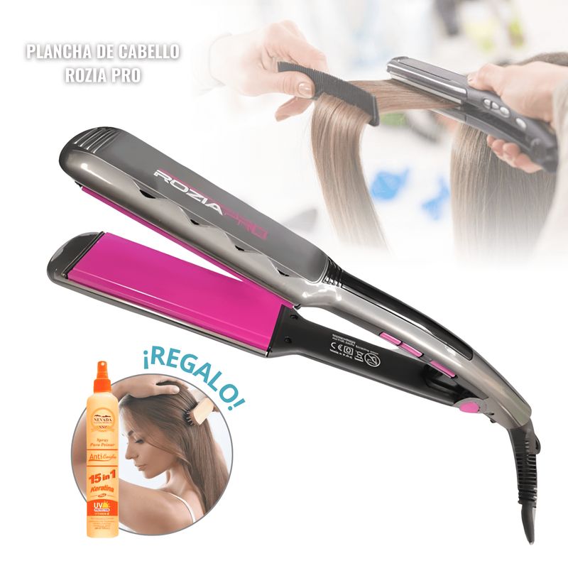 OEM - Plancha Profesional Rozia Pro Liso Perfecto + REGALO
