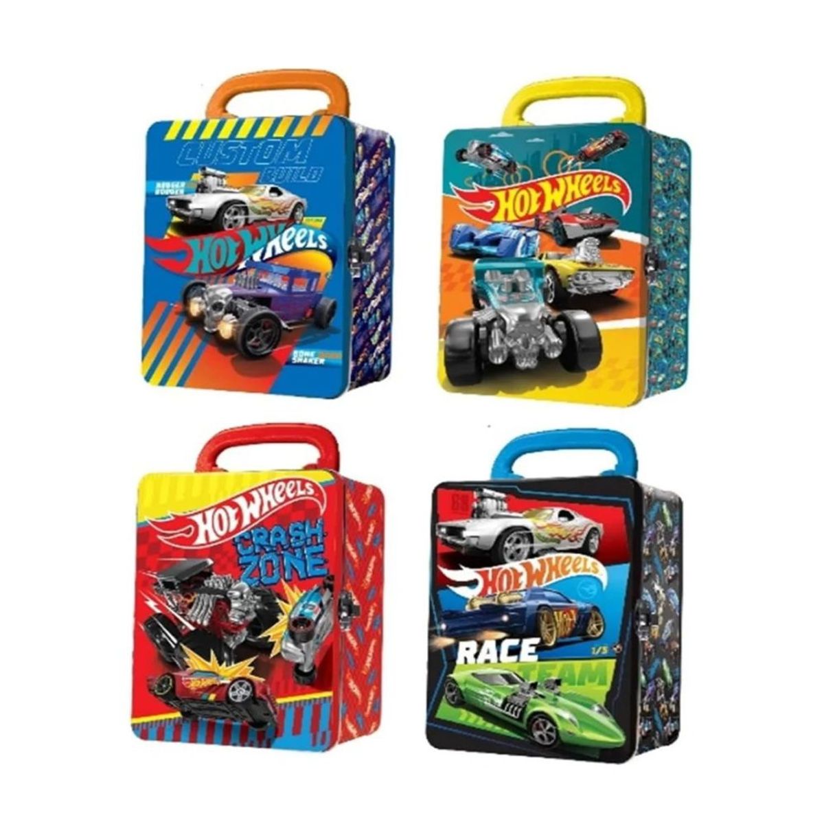 HOT WHEELS - Hot Wheels Estuche Metal Para 18 Autos Aleatorio