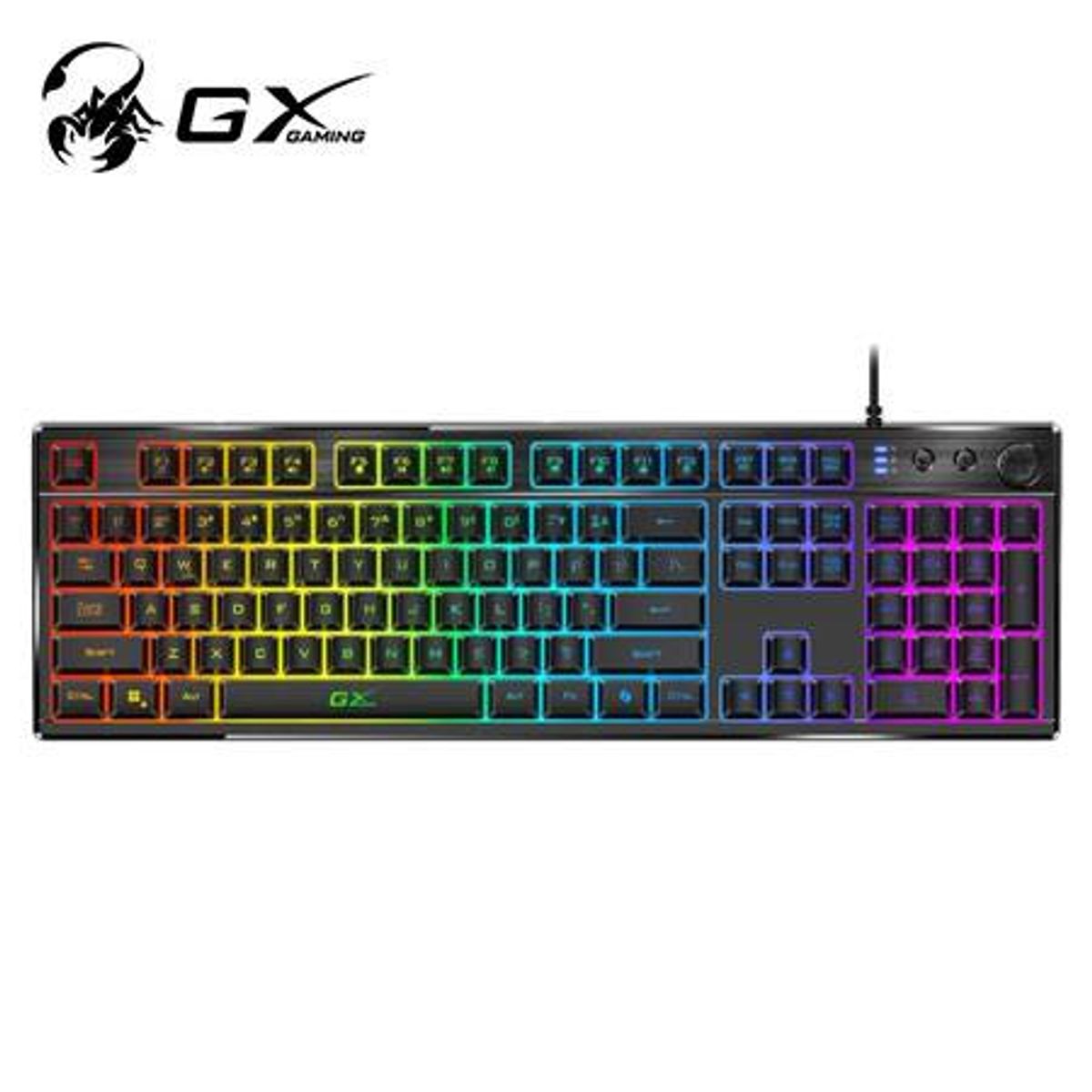 GENIUS GX - TECLADO GENIUS GX SCORPION K7 GAMING RGB USB SP BLACK