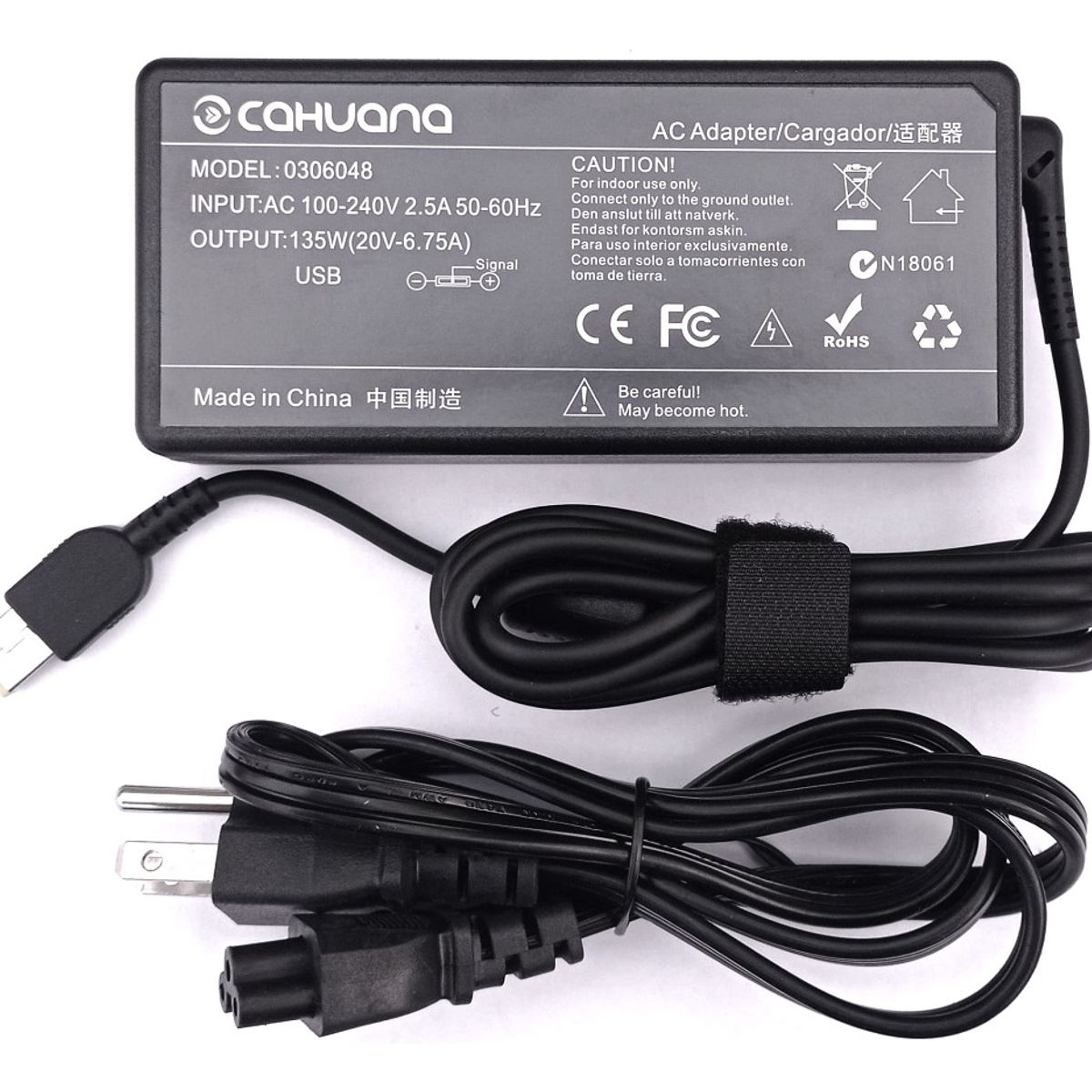 GENERICO - CARGADOR PARA LENOVO 20V 675A 135W