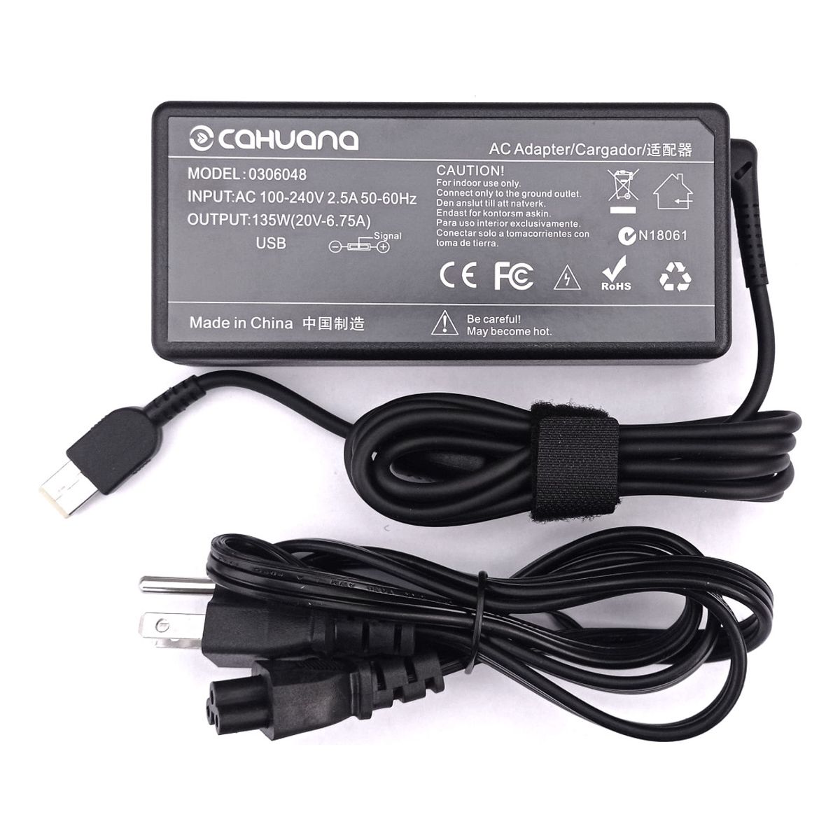 GENERICO - CARGADOR PARA LENOVO 20V 675A 135W