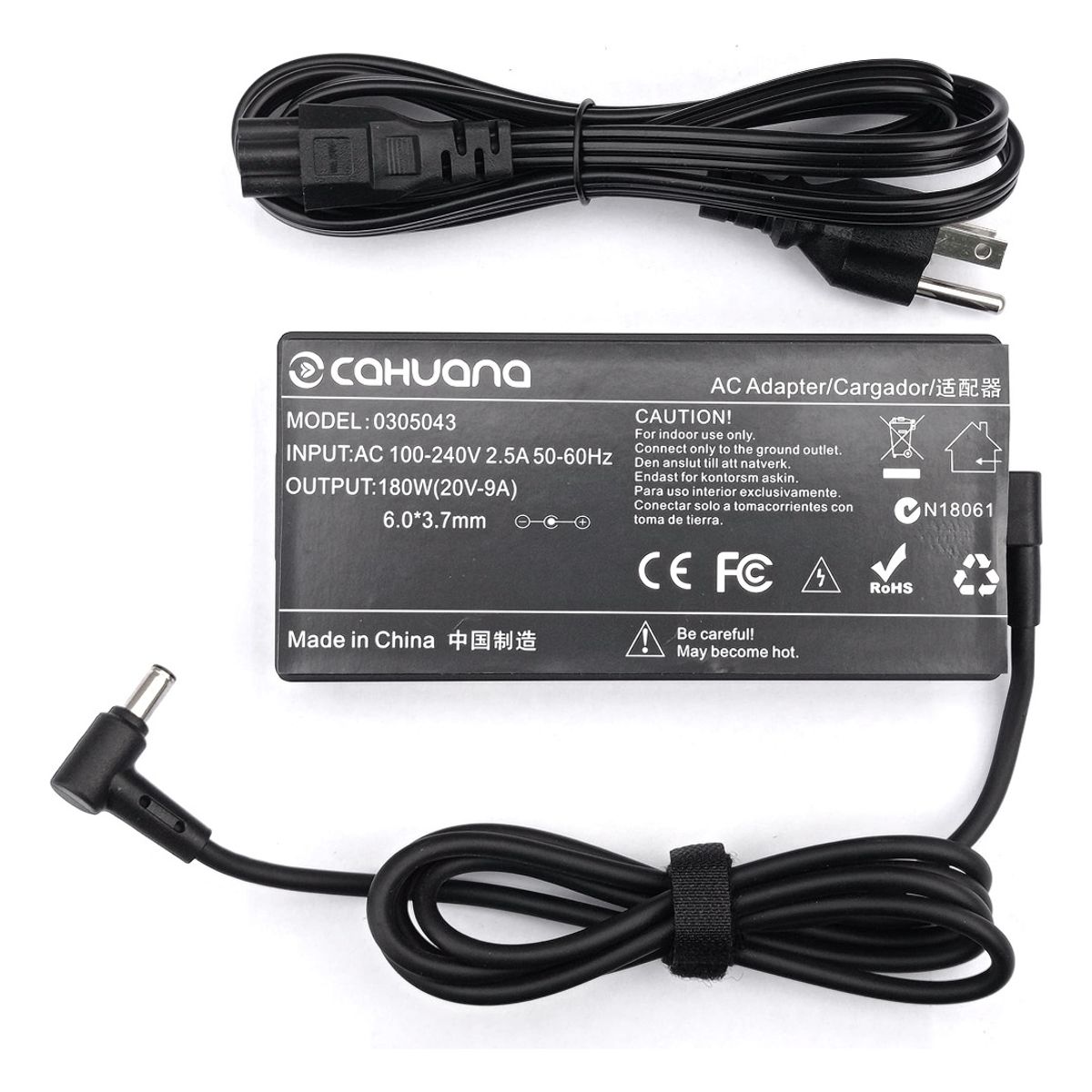 GENERICO - CARGADOR PARA ASUS 20V 90A 180W 6037