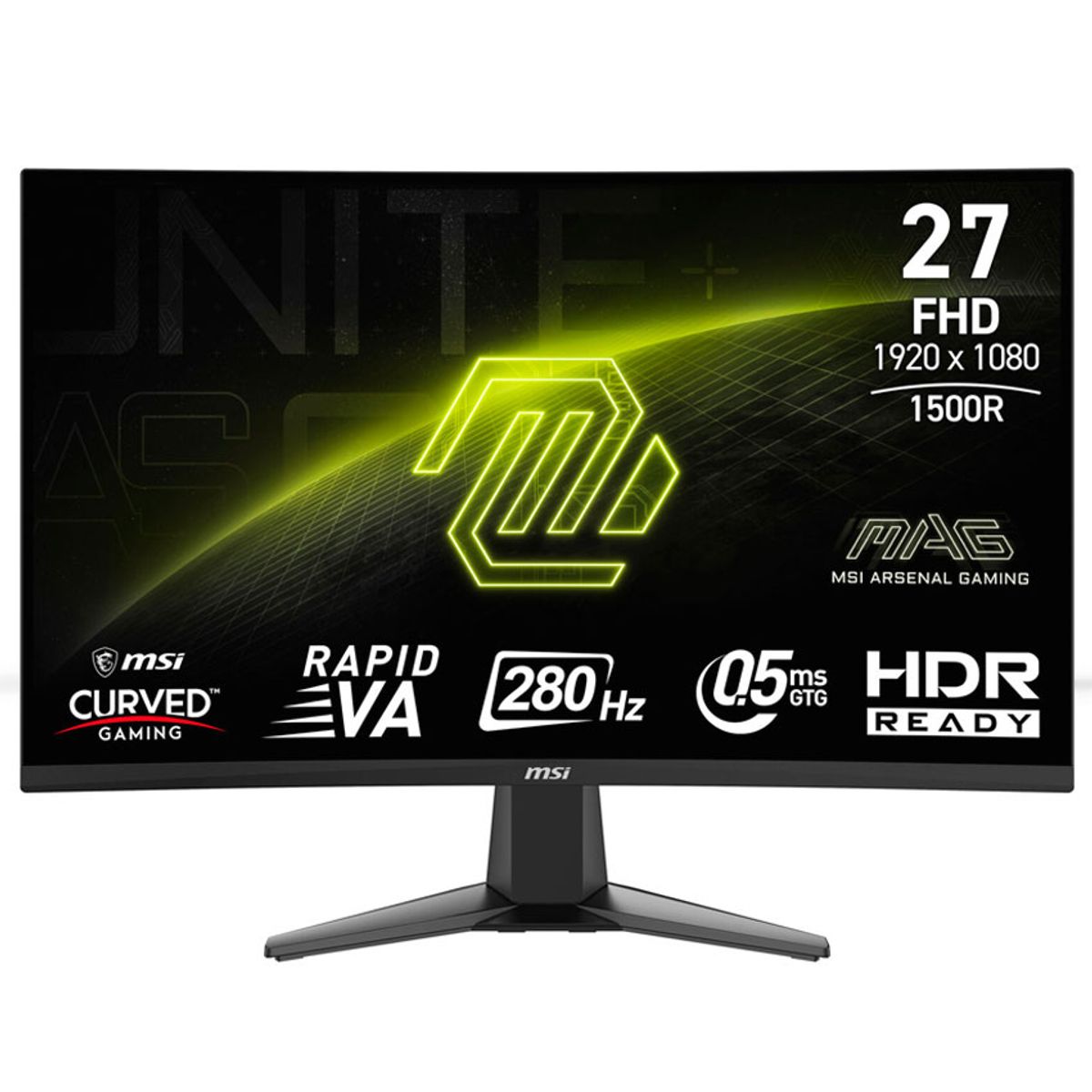 MSI - MONITOR MSI MAG 276CXF 27″ FHD 280HZ 05MS CURVO