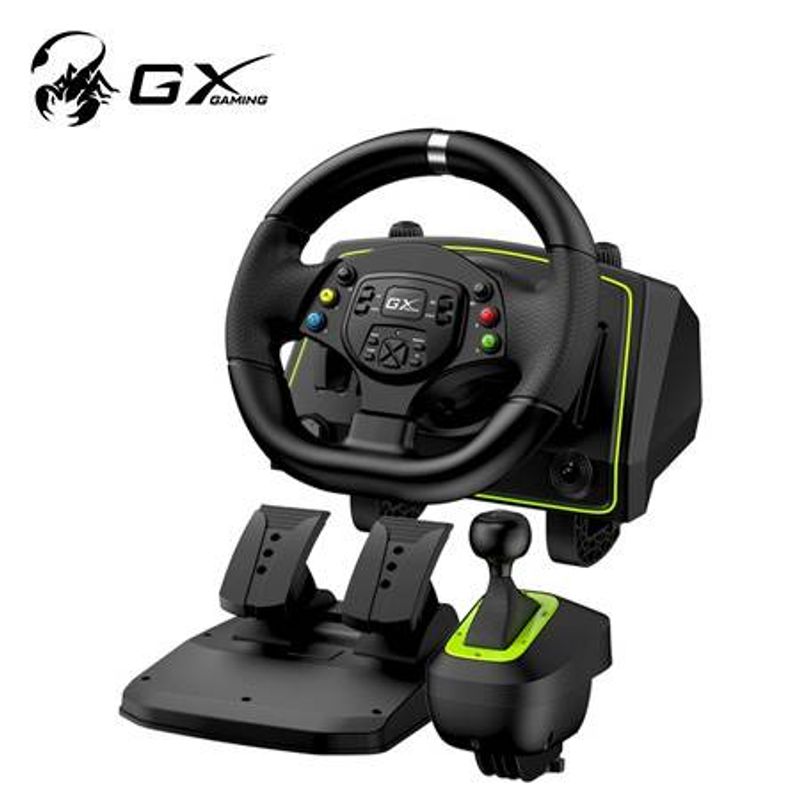 GENIUS GX - TIMON CPEDAL + PALANCA GENIUS GX SPEED MASTER PS4PS3PC USB BLACK