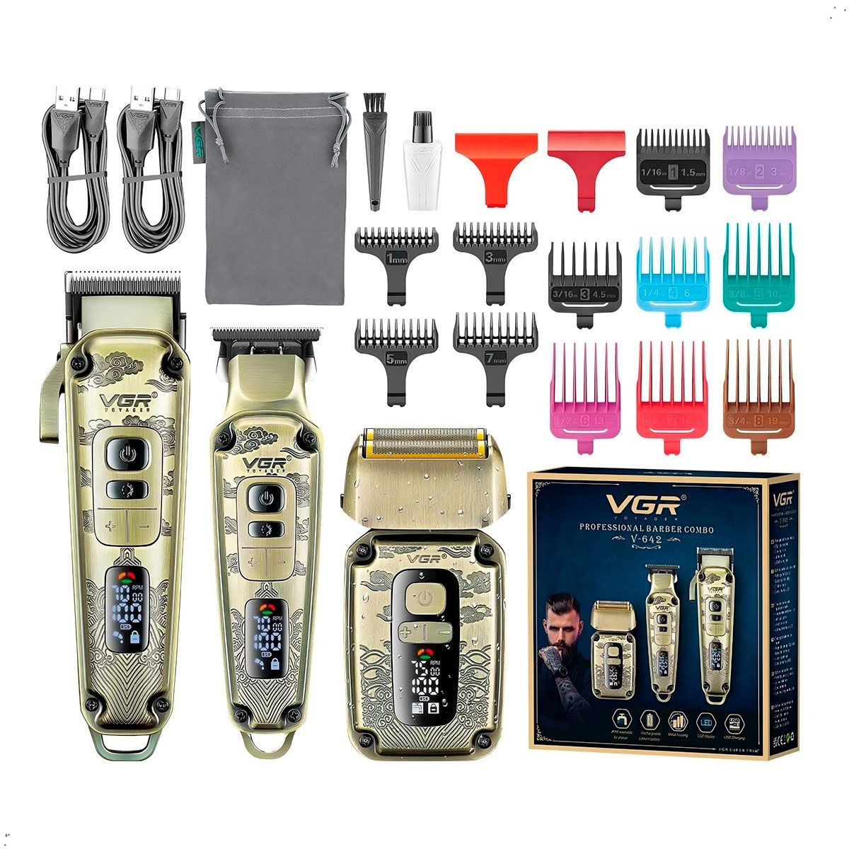 GENERICO - Maquina Corte Cabello VGR V 642 trimmer clipper shaver inalabrico