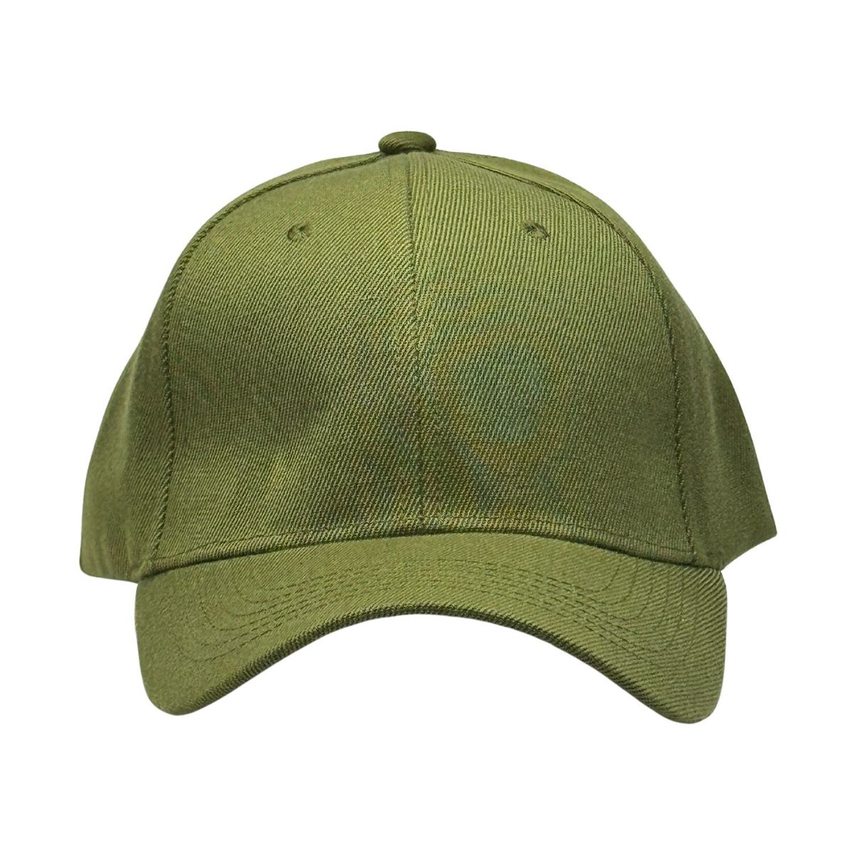 GENERICO - Gorra Unisex de Lona Verde Militar con Visera Curva