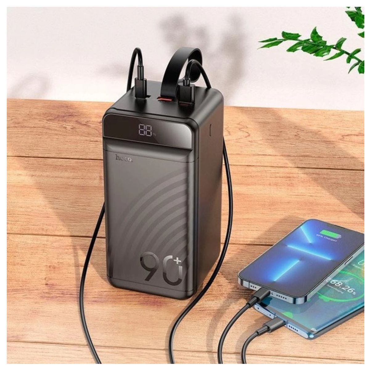HOCO - Cargador Bateria Portatil Carga Rapida Power Bank HOCO 90000mAh