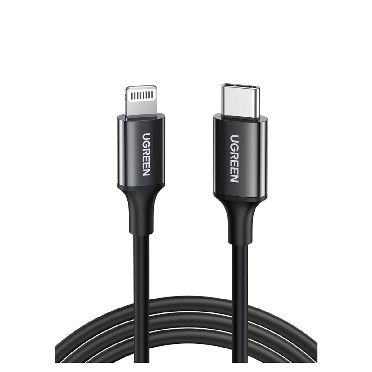 UGREEN - Cable UGREEN Lightning 60W Certificado MFI para iPhone 14/13 pro, iPad Pro1M UGREEN US171 - 60751 NEGRO