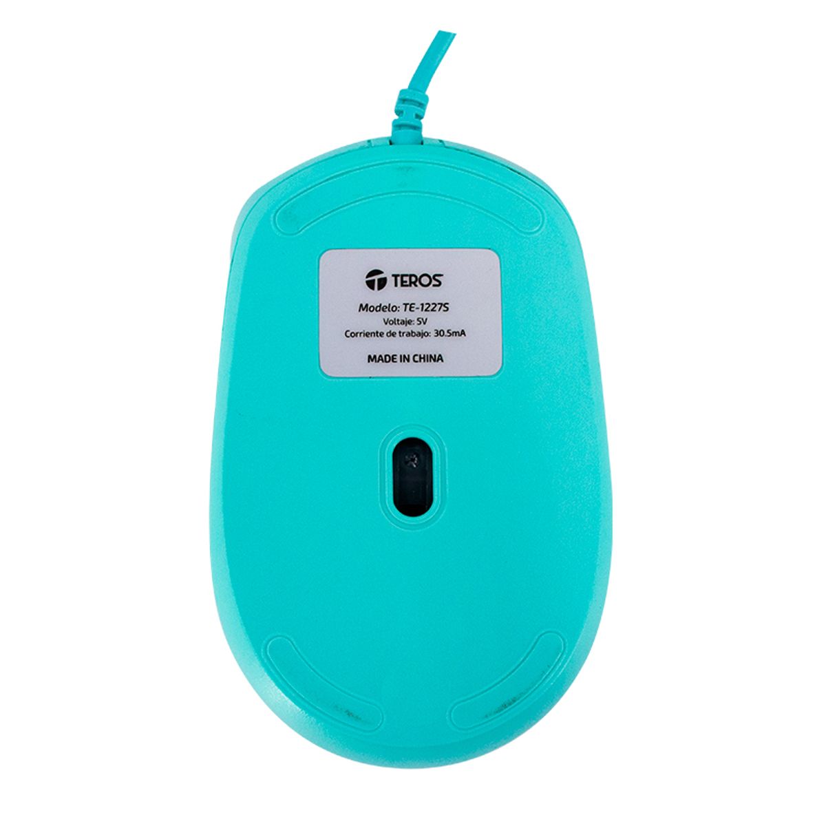 TEROS - MOUSE ÓPTICO TEROS TE-1227S 800-1200-1600 DPI USB 4 BOTONES