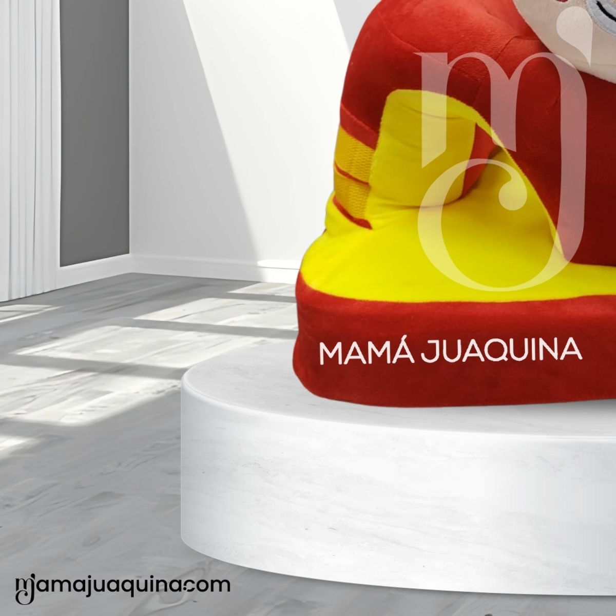 BABY - Asiento de Apoyo para Bebés «PLIN PLIN» Premium Red