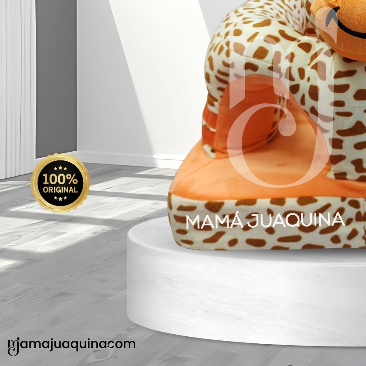 BABY - Asiento de Apoyo para Bebés «JIRAFFE» Animal Orange