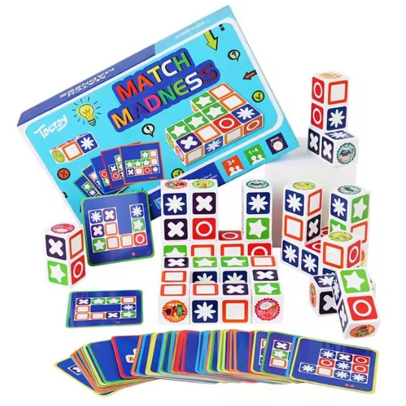 GENERICO - Cubos Didácticos de Rompecabezas y Combinaciones