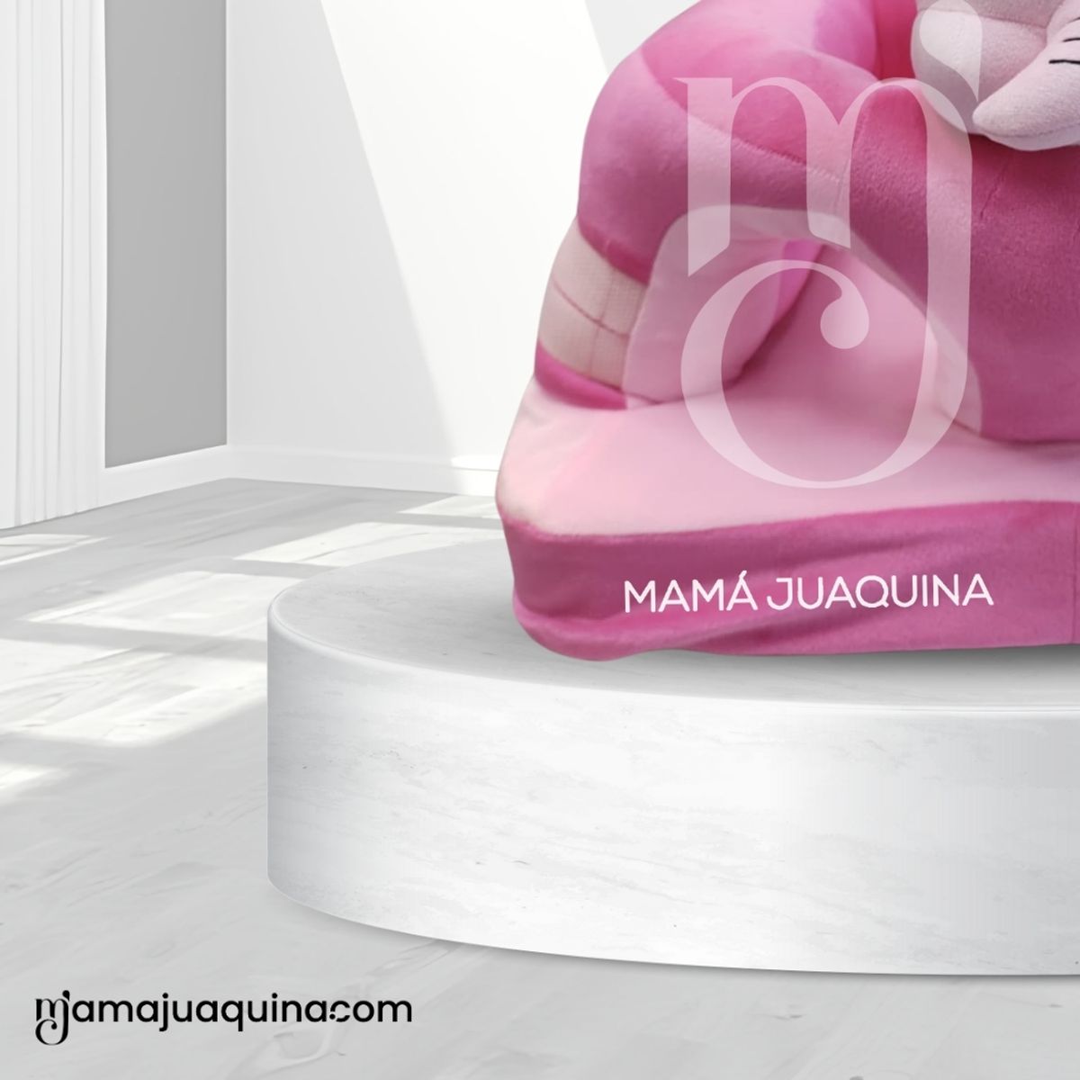 BABY - Asiento de Apoyo para Bebés «ELEPHANT» Animal Pink