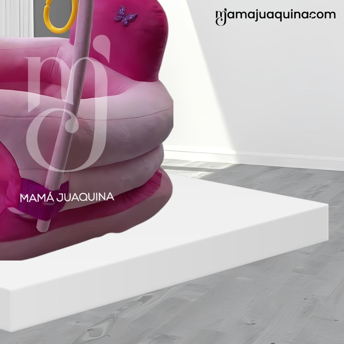 BABY - Asiento de Apoyo para Bebés «PEPPA» Premium Pink