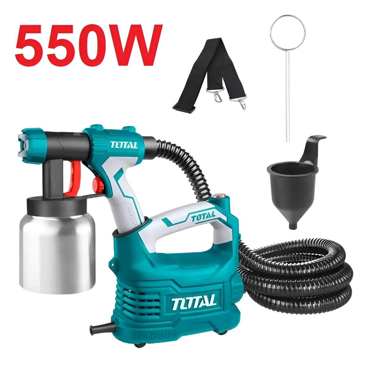 TOTAL TOOLS - Pistola Para Pintar o Minicompresora 550W Eléctrica Total-TT5006-2