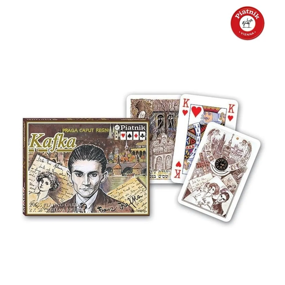 GENERICO - Naipes Coleccionables Dobles Kafka - Piatnik