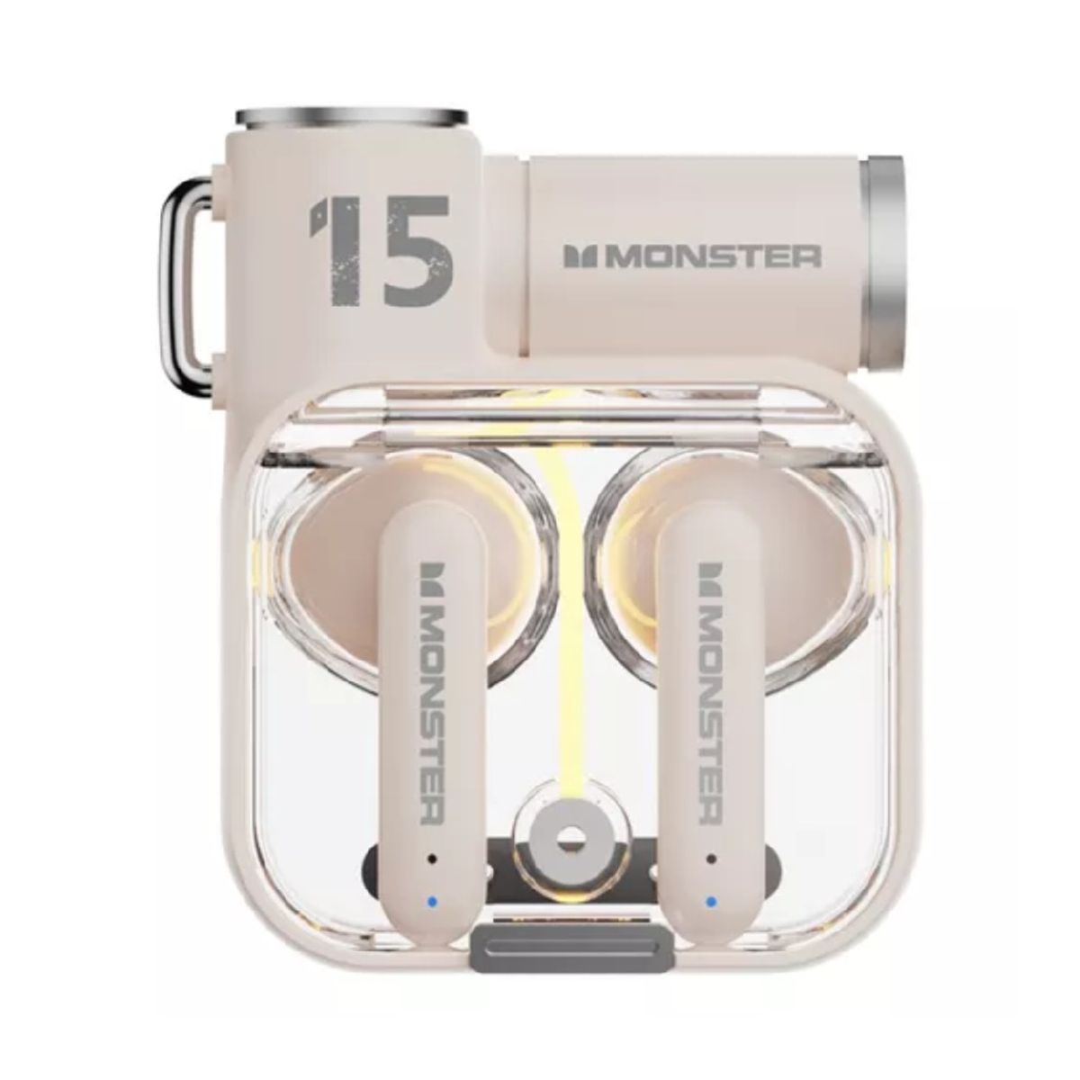 MONSTER - Audífonos Bluetooth Gamer Monster XKT15 Ivory